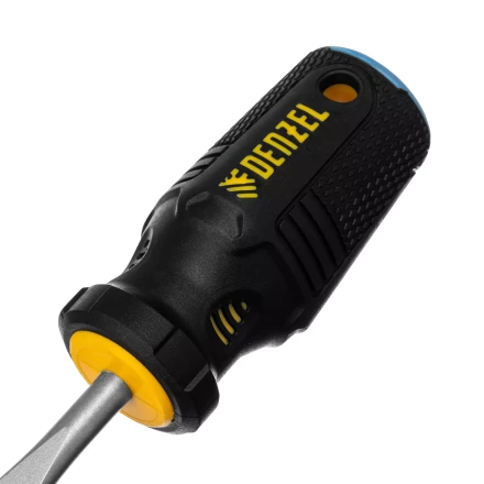 Отвертка, SL6x38 мм, S2, 3к рукоятка Denzel 122017 купить в Нижневартовске