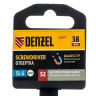 Отвертка, SL6x38 мм, S2, 3к рукоятка Denzel 122017 купить в Нижневартовске