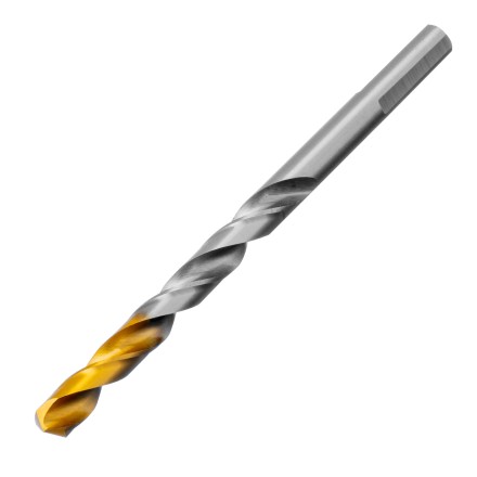 Сверло спиральное по металлу Denzel 7,0 x 109 мм, Р6М5, Golden Tip, 718237 купить в Нижневартовске