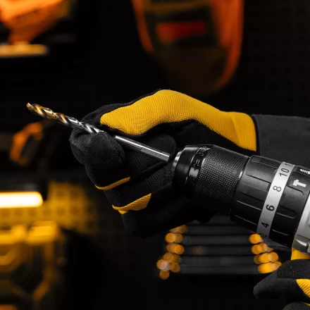 Сверло спиральное по металлу Denzel 7,0 x 109 мм, Р6М5, Golden Tip, 718237 купить в Нижневартовске