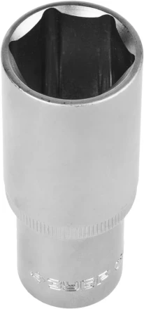 Головка торцовая ЗУБР "МАСТЕР" (1/2"), удлиненная, Cr-V, FLANK, хроматированное покрытие, 22мм 27726-22 купить в Нижневартовске