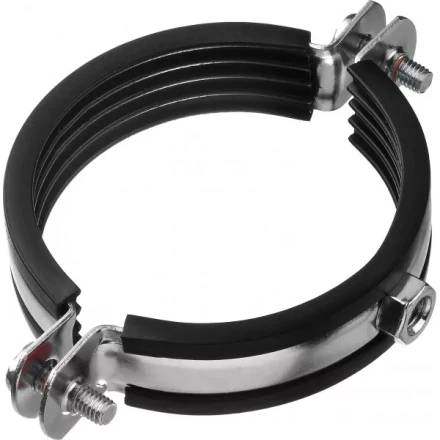 Хомут трубный с гайкой, оцинкованный, 2 1/2", 6шт, ЗУБР Мастер 37850-75-80 37850-75-80 купить в Нижневартовске