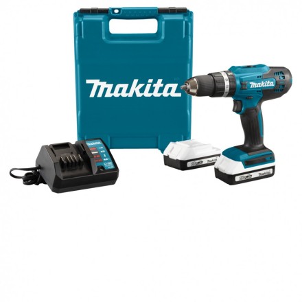 Аккумуляторная ударная 18В дрель-шуруповерт Makita HP488D006 (2*АКБ 2Ач тип G, ЗУ) купить в Нижневартовске