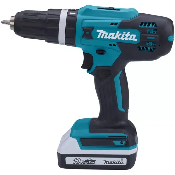Аккумуляторная ударная 18В дрель-шуруповерт Makita HP488D006 (2*АКБ 2Ач тип G, ЗУ) купить в Нижневартовске