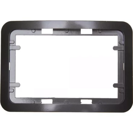 Панель СВЕТОЗАР "ГАММА" накладная для двойных розеток, цвет темно-серый металлик, 1 гнездо SV-54145-2-DM купить в Нижневартовске