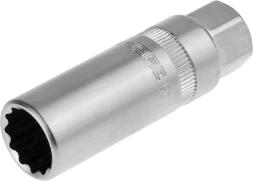 Свечная торцовая головка ЗУБР 3/8? 14 мм с резиновой вставкой 27729-14
