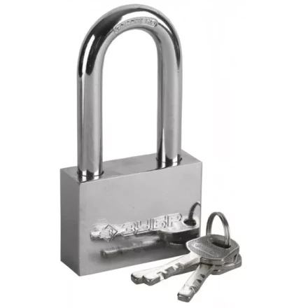 Замок ЗУБР "МАСТЕР" навесной, стальной корпус, закаленная удлиненная дужка, 60мм 3710-60-1 купить в Нижневартовске