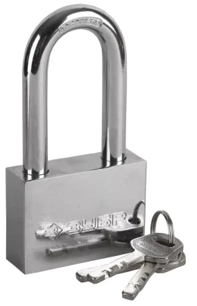 Замок ЗУБР "МАСТЕР" навесной, стальной корпус, закаленная удлиненная дужка, 60мм 3710-60-1 купить в Нижневартовске