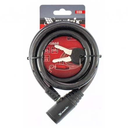 Замок тросовый универсальный 12 х 1200 мм Matrix 91836 купить в Нижневартовске