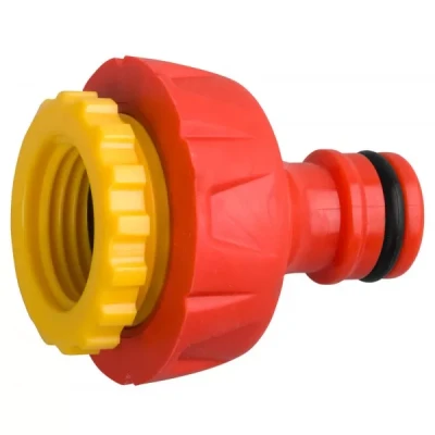 Адаптер GRINDA внешний "Premium", пластмассовый с TPR, 1/2"-3/4" 8-426405