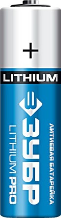 Батарейка ЗУБР &quot;Lithium PRO&quot;, литиевая Li-FeS2, &quot;AA&quot;, 1,5 В, 2шт 59202-2C купить в Нижневартовске