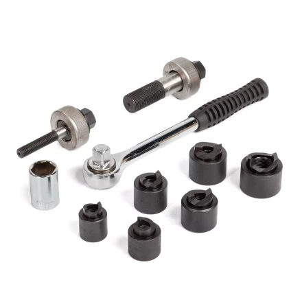 Комплект инструмента для пробивки отверстий в стальных листах КВТ ПРПО-60 (85440) купить в Нижневартовске