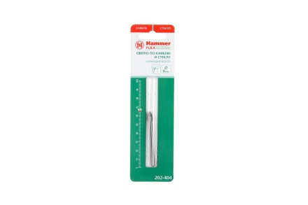 Сверло по плитке HAMMER Ф6х65мм (DR GL 6,0мм*65мм) купить в Нижневартовске