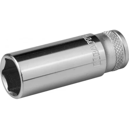 Торцовая головка KRAFTOOL "INDUSTRIE QUALITAT", удлиненная, Cr-V, FLANK, хромосатинированная, 1/4", 13 мм 27817-13_z01 купить в Нижневартовске