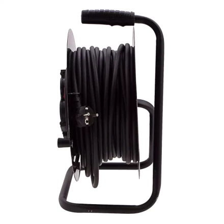 Удлинитель силовой 30 м, 16А, тип УХз16, КГ 3 x 1.5 мм, на стальной катушке, 4 розетки Сибртех 95876 купить в Нижневартовске