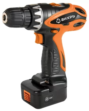 Дрель-шуруповерт аккумуляторная ВИХРЬ ДА-12-2к купить в Нижневартовске