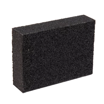 Губка для шлифования, 100 х 70 х 25 мм, средняя жесткость, P 60, Сибртех 757007 купить в Нижневартовске