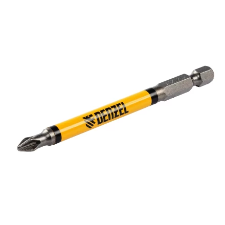 Бита PZ2х90, сталь S2, цилиндр., 10 шт. Е 6,3 Denzel 11645 купить в Нижневартовске