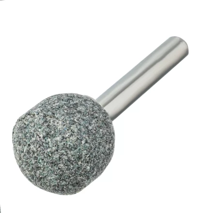 Шарошка абразивная, шар, 19 мм, для дрели , хвостовик d6 мм, 63С Denzel 76023 купить в Нижневартовске