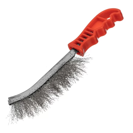 Щетка металлическая фосфатированная, пластиковая ручка Matrix 748325 купить в Нижневартовске