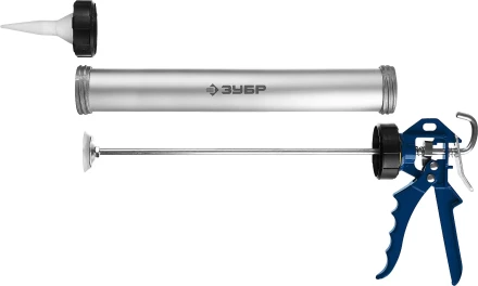 Пистолет для герметика ЗУБР "ПРОФЕССИОНАЛ", закрытый, алюминиевый корпус, 600мл 06633-60 купить в Нижневартовске