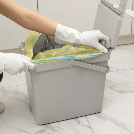 Пакеты для мусора с завязками 35 л x 15 шт. желтые, Home Palisad 927165 купить в Нижневартовске