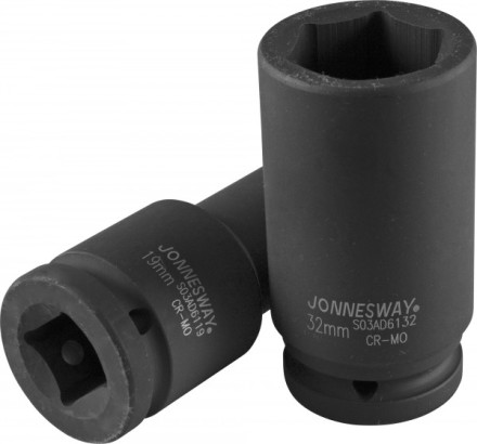 Головка ударная шестигранная 3/4&quot; М46  удлиненная S03AD6146  Jonnesway 48980 купить в Нижневартовске