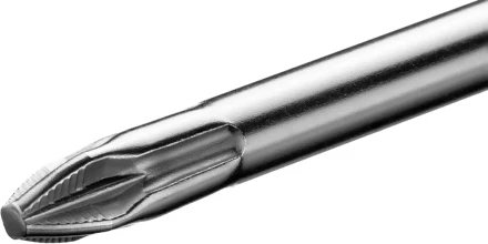 Отвертка KRAFTOOL, Cr-Mo-V сталь, двухкомпонентная противоскользящая рукоятка, PZ, №2x100мм 250073-2-100 купить в Нижневартовске