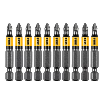 Бита PH2х50, сталь S2, цилиндр., 10 шт. Е 6,3 Denzel 11641 купить в Нижневартовске