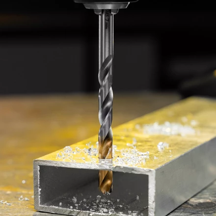 Сверло спиральное по металлу Denzel 7,5 x 109 мм, Р6М5, Golden Tip, 718238 купить в Нижневартовске