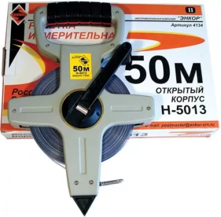 Рулетка 50м открытый корпус Энкор 4134 купить в Нижневартовске