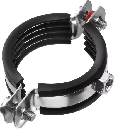 Хомут трубный с гайкой, оцинкованный, 1 1/2", 8шт, ЗУБР Мастер 37850-47-52 37850-47-52 купить в Нижневартовске