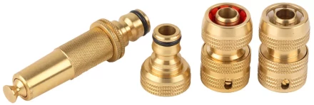 Набор RACO "Profi", Наконечник, адаптер и соединители 1/2"х3/4", латунь, 4 предмета 4246-55057B купить в Нижневартовске