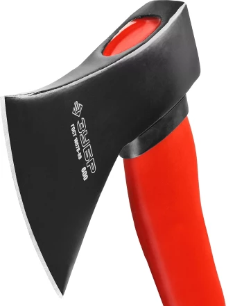 Топор ЗУБР "МАСТЕР" кованый с двухкомпонентной стеклопластиковой рукояткой, 0,6кг 2061-06 купить в Нижневартовске