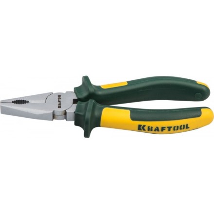 Плоскогубцы KRAFTOOL&quot;KRAFT-MAX&quot;комб,Cr-Mo,маслобензост двухкомп рукоятки,шарнирное соединение с повыш износост,200мм 22011-1-20 купить в Нижневартовске