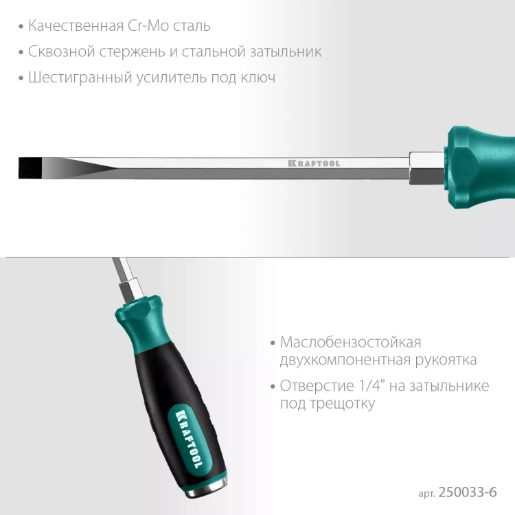Ударные отвертки IMPACT 250033-6 купить в Нижневартовске