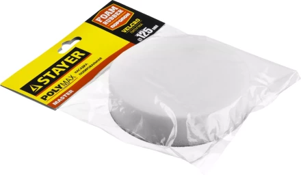 Полировальная насадка STAYER "MASTER" из поролона на липучке d=125мм 35920-125 купить в Нижневартовске