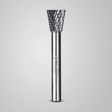 Зубр Твердосплавная борфреза N - обратный конус, 12 х 13 мм, угол 30° (28812-12-13) купить в Нижневартовске