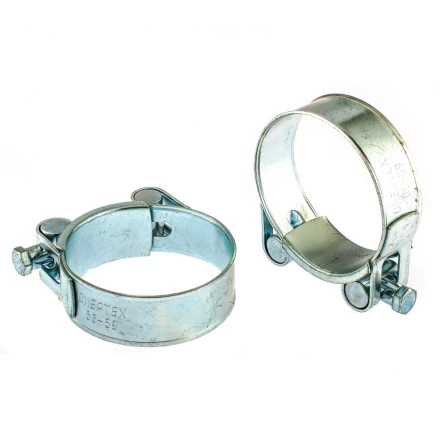 Хомуты металлические силовые 56-59 мм ширина 22 мм шарнирный W1 2 шт Сибртех 47543 купить в Нижневартовске