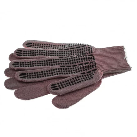 Перчатки трикотажные акрил ПВХ гель "Протектор" коралл оверлок Россия Сибртех 68668 купить в Нижневартовске