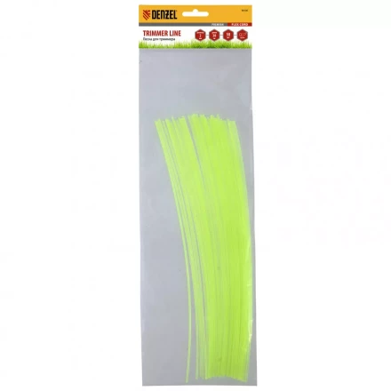 Леска для триммера круглая нарезанная 2 мм х 30 см 50 шт Flex cord Denzel 96100 купить в Нижневартовске