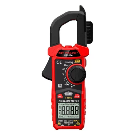 Токовые клещи цифровые КВТ KT 207A с True RMS (91919) купить в Нижневартовске