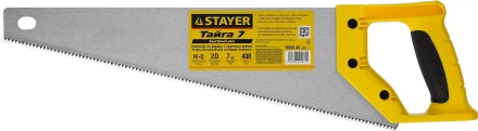 Ножовка универсальная (пила) "Тайга-7", 400мм,7TPI, закаленный зуб, рез вдоль и поперек волокон, для средн заготовок, фанеры, ДСП,МДФ, STAYER 15050-40_z02 купить в Нижневартовске