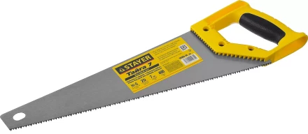 Ножовка универсальная (пила) "Тайга-7", 400мм,7TPI, закаленный зуб, рез вдоль и поперек волокон, для средн заготовок, фанеры, ДСП,МДФ, STAYER 15050-40_z02 купить в Нижневартовске