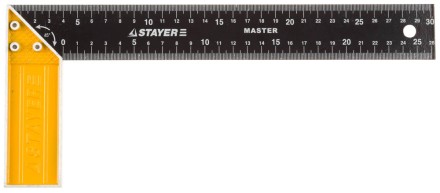 Угольник STAYER &quot;MASTER&quot; столярный, стальное полотно, 300мм 3430-30_z01 купить в Нижневартовске