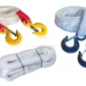 Ремень буксировочный  7т SF 6. L= 8.0 м 50 мм в 1 слой с двумя Кч 2.0 т 320А купить в Нижневартовске