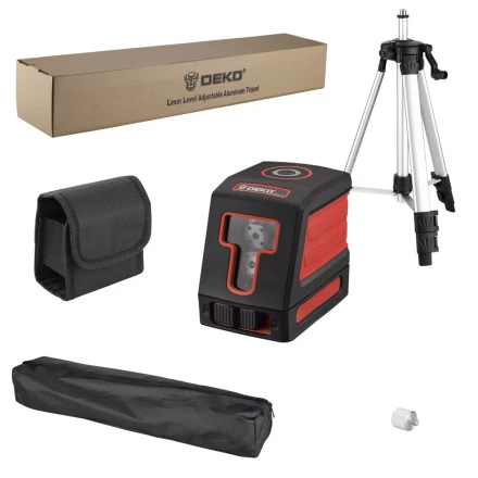 Уровень лазерный DKLL11 SET 2 DEKO, 065-0271, со штативом купить в Нижневартовске