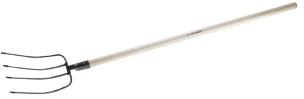 Вилы ЗУБР "МАСТЕР" ФАВОРИТ для компоста, деревянный черенок из ясеня, 315x220x1500мм 4-39563_z01 купить в Нижневартовске