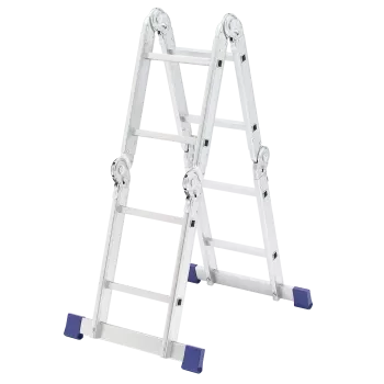 Лестница шарнирная алюминиевая Сибртех 4х2 97879 купить в Нижневартовске