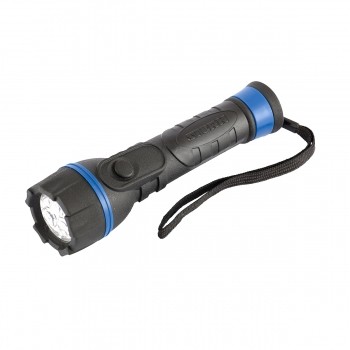 Фонарь светодиодный прорезиненный ударопрочный корпус 3 LED 2хАА Stern 90515 купить в Нижневартовске